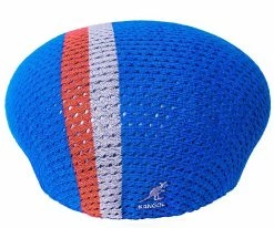 Flash Sale ๐ Mesh Stripe - Kangol Cotton Flat Cap Men ๐งจ 9 Mesh Stripe - Kangol Cotton Flat Cap Men