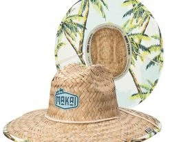 Whispering Palm - Makai Rush Straw Lifeguard Hat Men