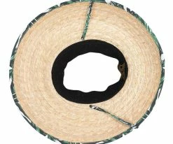 Men Oha - Makai Palm Straw Visor Hat