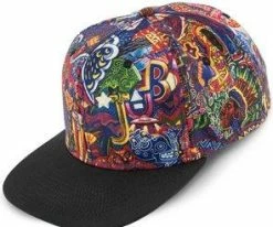 Supernatural - Santana Multi-Colored Flat Bill Snap Back Baseball Cap