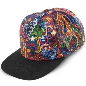 Supernatural - Santana Multi-Colored Flat Bill Snap Back Baseball Cap