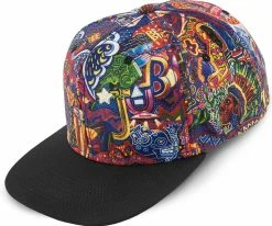 Supernatural - Santana Multi-Colored Flat Bill Snap Back Baseball Cap