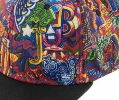 Supernatural - Santana Multi-Colored Flat Bill Snap Back Baseball Cap