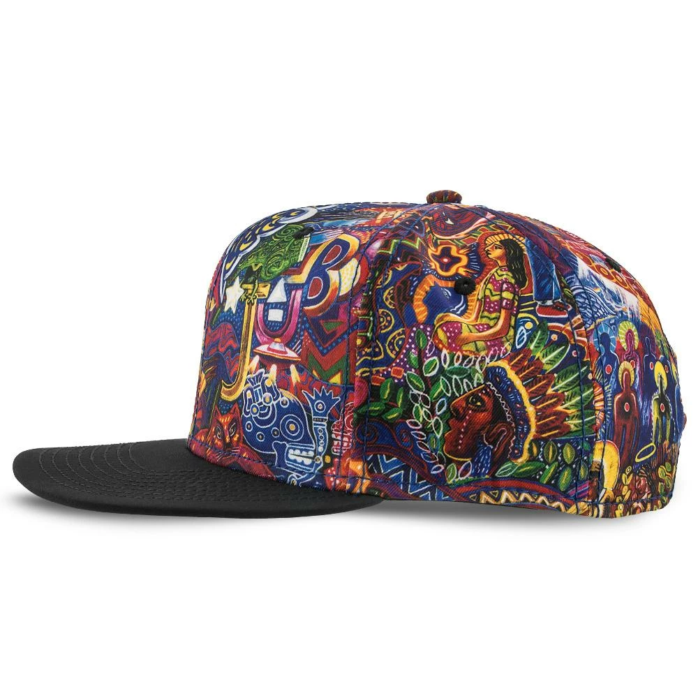 Supernatural - Santana Multi-Colored Flat Bill Snap Back Baseball Cap