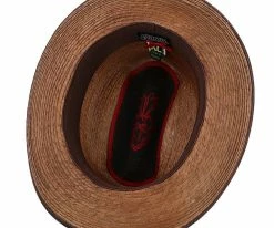 Bhumi - Santana Tea Natural Palm Straw Fedora Hat