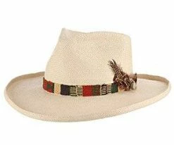 Men Sumatra - Santana Straw Fedora Hat
