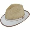 Brishen - Santana Natural Toyo Straw Fedora Hat