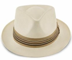 Coupon โ Salvador - Santana Natural Shantung Straw Fedora Hat ๐ฅฐ 9 Salvador - Santana Natural Shantung Straw Fedora Hat