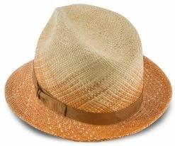 Spectrum - Santana Natural Panama Straw Fedora Hat