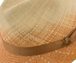 Spectrum - Santana Natural Panama Straw Fedora Hat