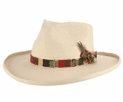Men Sumatra - Santana Straw Fedora Hat