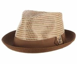 Timbuktu - Santana Straw Fedora Hat Men