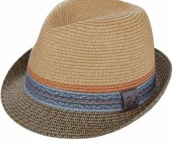 Bliss - Santana Tea Toyo Straw Fedora Hat Men