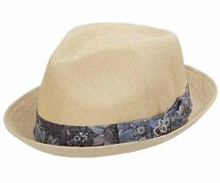 Men Essence - Santana Straw Fedora Hat