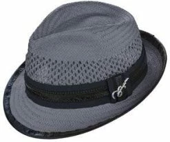 Men Mohican - Santana Vented Toyo Straw Fedora Hat