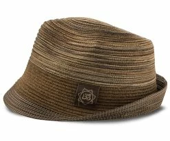 Deals โ Halo - Santana Brown Cotton/Toyo Blend Straw Fedora Hat Men ๐ 20 Halo - Santana Brown Cotton/Toyo Blend Straw Fedora Hat Men