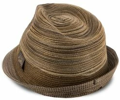 Deals โ Halo - Santana Brown Cotton/Toyo Blend Straw Fedora Hat Men ๐ 22 Halo - Santana Brown Cotton/Toyo Blend Straw Fedora Hat Men