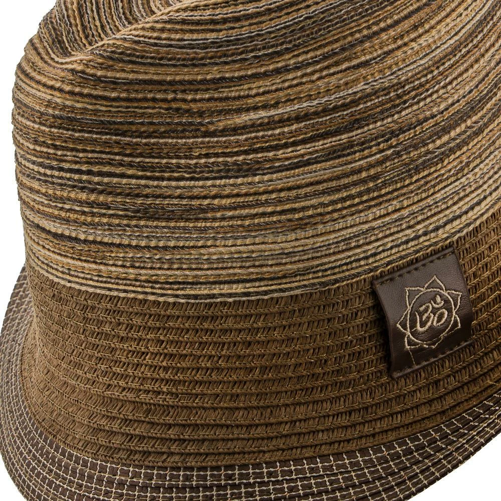 Deals โ Halo - Santana Brown Cotton/Toyo Blend Straw Fedora Hat Men ๐ 11 Halo - Santana Brown Cotton/Toyo Blend Straw Fedora Hat Men