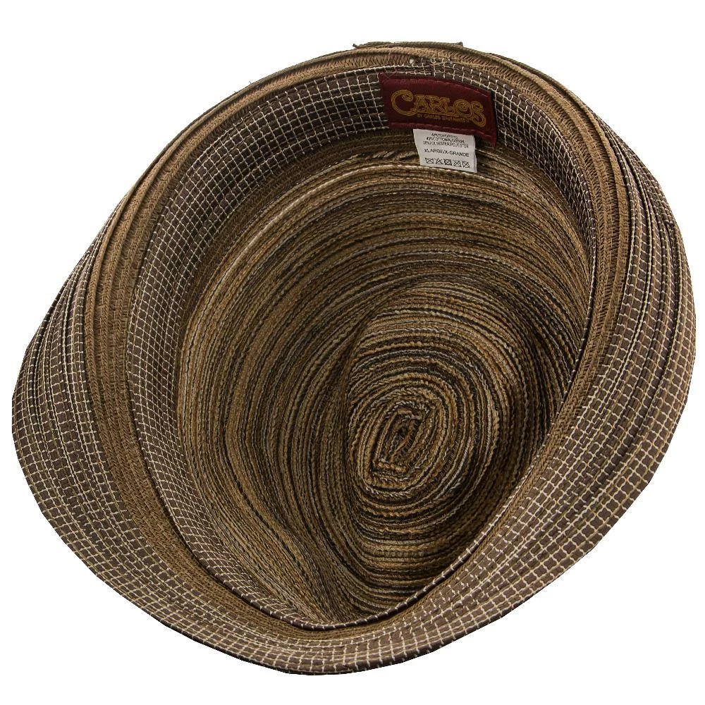 Deals โ Halo - Santana Brown Cotton/Toyo Blend Straw Fedora Hat Men ๐ 13 Halo - Santana Brown Cotton/Toyo Blend Straw Fedora Hat Men