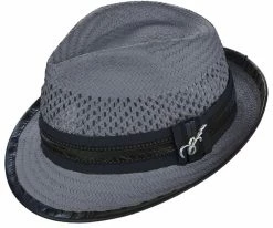 Men Mohican - Santana Vented Toyo Straw Fedora Hat