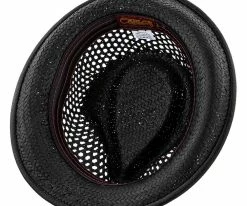 Men Mohican - Santana Vented Toyo Straw Fedora Hat