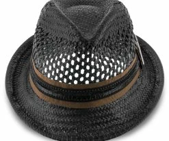 Men Mohican - Santana Vented Toyo Straw Fedora Hat