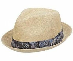 Men Essence - Santana Straw Fedora Hat