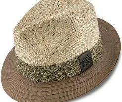 Sinai - Santana Natural Hemp Braid Straw Fedora Hat Men