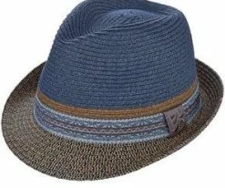 Bliss - Santana Tea Toyo Straw Fedora Hat Men
