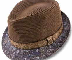 Deals ๐ Remix - Santana Brown Toyo/Paper Braid Straw Fedora Hat ๐คฉ 16 Remix - Santana Brown Toyo/Paper Braid Straw Fedora Hat