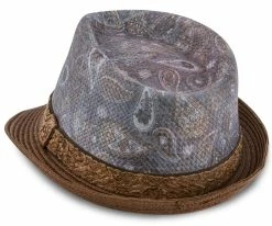 Deals ๐ Remix - Santana Brown Toyo/Paper Braid Straw Fedora Hat ๐คฉ 21 Remix - Santana Brown Toyo/Paper Braid Straw Fedora Hat