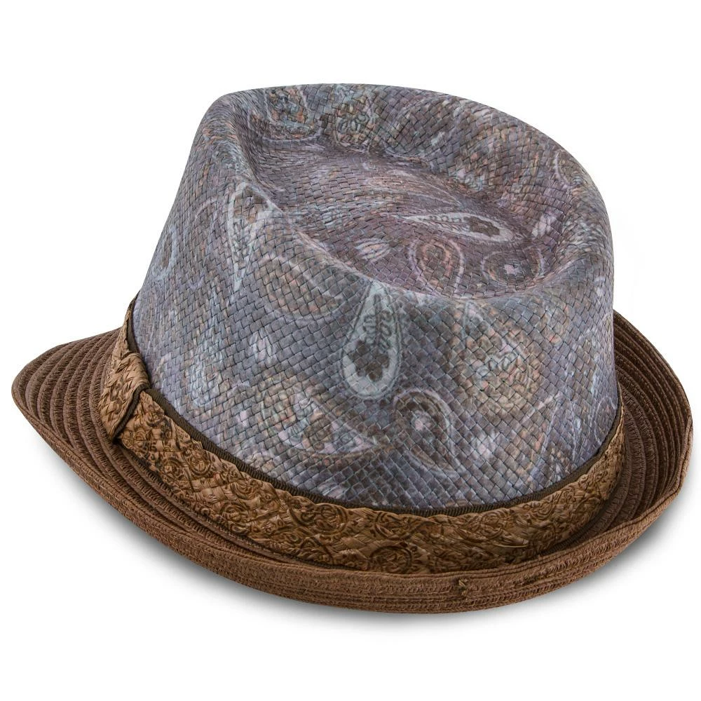 Deals ๐ Remix - Santana Brown Toyo/Paper Braid Straw Fedora Hat ๐คฉ 8 Remix - Santana Brown Toyo/Paper Braid Straw Fedora Hat