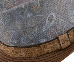 Deals ๐ Remix - Santana Brown Toyo/Paper Braid Straw Fedora Hat ๐คฉ 23 Remix - Santana Brown Toyo/Paper Braid Straw Fedora Hat