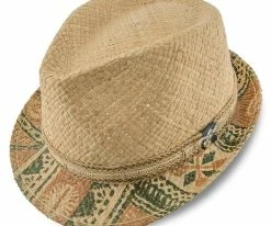 Seminole - Natural Raffia Santana Fedora Hat - SAN304