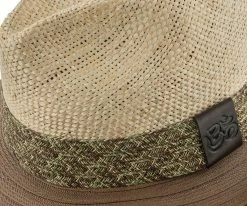 Sinai - Santana Natural Hemp Braid Straw Fedora Hat Men