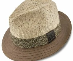 Sinai - Santana Natural Hemp Braid Straw Fedora Hat Men