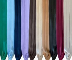 Fashionable Hats Women Satin Hat Band - 3-Pleat With 2-End Hooks