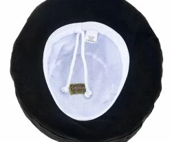 Bliss - Scala LC484 White Cotton Medium Brim Bretton Bucket Hat