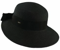 Bonjour - Scala LP149 Tea Paper Braid Facesaver Wide Brim Hat