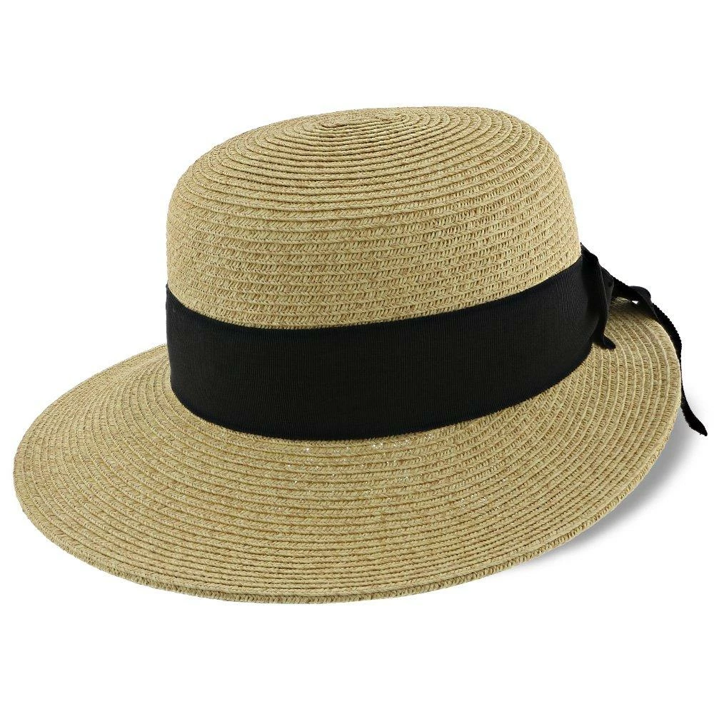 New ๐ Bonjour - Scala LP149 Tea Paper Braid Facesaver Wide Brim Hat โค๏ธ 3 Bonjour - Scala LP149 Tea Paper Braid Facesaver Wide Brim Hat