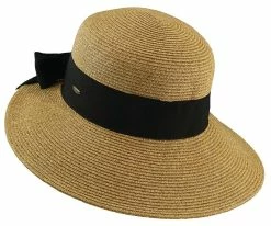 New ๐ Bonjour - Scala LP149 Tea Paper Braid Facesaver Wide Brim Hat โค๏ธ 16 Bonjour - Scala LP149 Tea Paper Braid Facesaver Wide Brim Hat