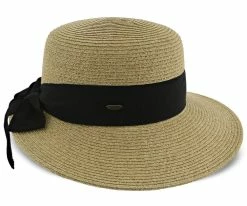 New ๐ Bonjour - Scala LP149 Tea Paper Braid Facesaver Wide Brim Hat โค๏ธ 20 Bonjour - Scala LP149 Tea Paper Braid Facesaver Wide Brim Hat