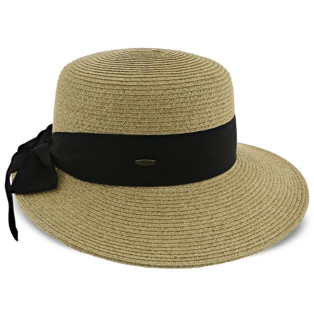 New ๐ Bonjour - Scala LP149 Tea Paper Braid Facesaver Wide Brim Hat โค๏ธ 8 Bonjour - Scala LP149 Tea Paper Braid Facesaver Wide Brim Hat