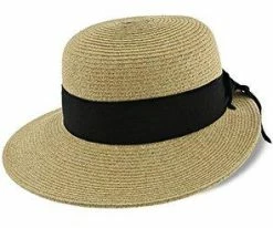 New ๐ Bonjour - Scala LP149 Tea Paper Braid Facesaver Wide Brim Hat โค๏ธ 25 Bonjour - Scala LP149 Tea Paper Braid Facesaver Wide Brim Hat
