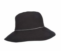 La Vita - Scala LC754 White Ribbon Bucket Hat Men