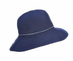 La Vita - Scala LC754 White Ribbon Bucket Hat Men