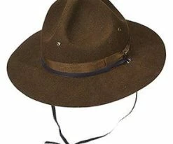 Scout - Scala H-WF909 Olive Wool Felt Boy Scout Hat - Campaign Pharrel Men