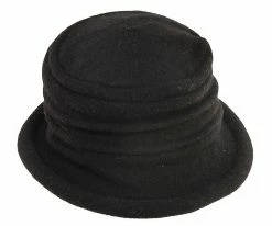 Genevra - Scala LW399 Walnut Crushable Boiled Wool Cloche Hat