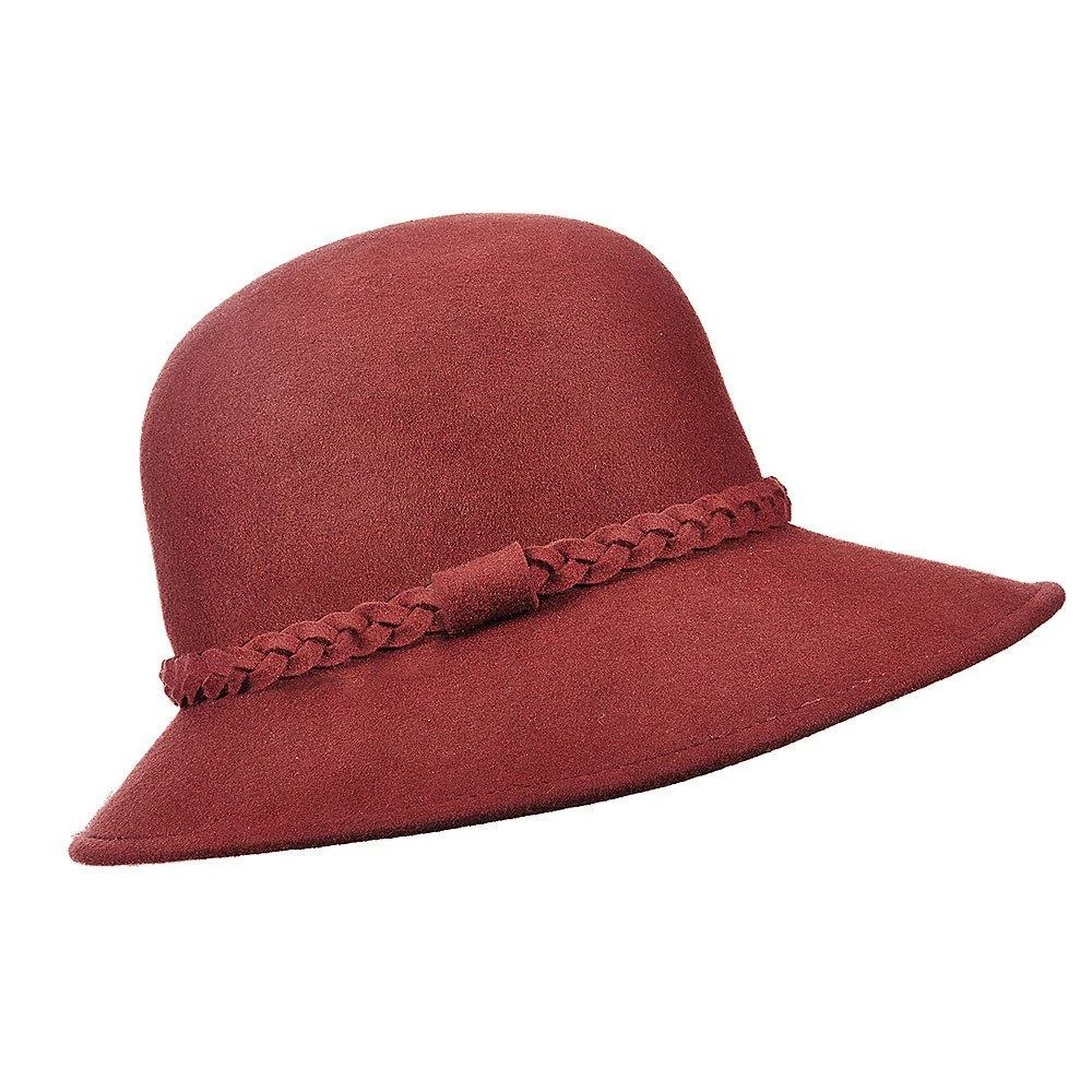 Flash Sale ๐ Men Giovannio - Scala LF187 Pecan Wool Felt Lamp Cloche Hat W/ Adjustable Draw String ๐งจ 3 Men Giovannio - Scala LF187 Pecan Wool Felt Lamp Cloche Hat W/ Adjustable Draw String