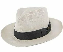 Men Tahoe - Scala P180 Bleach Teflon Coated Panama C-Crown Hat